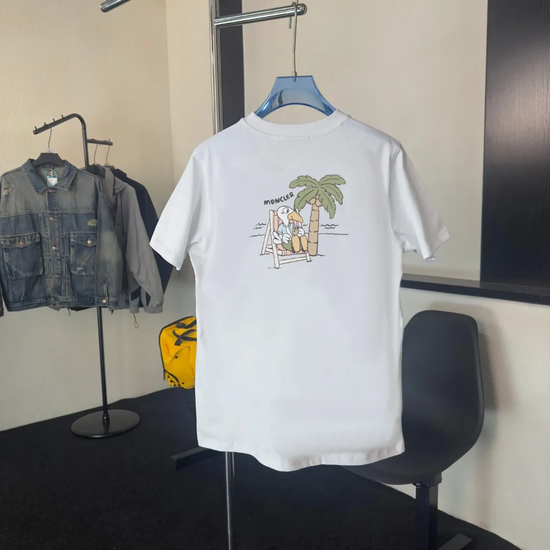 P80💰《Moncler~ 》 2026New Arrival Quality T ， , Versatile Quality ！ ‼ 32 250G ‼ ， ， ， ， T 🤪 Sizes：S-M-L-XL-2XL ：Black，White， Same Style